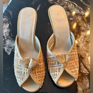 Marcello Paci slides with peep toe and hassle